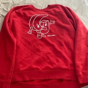 Glossier crew neck
